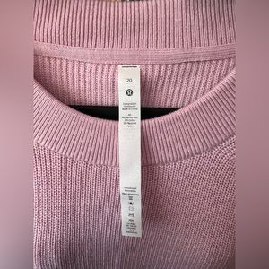 Lululemon merino wool blend sweater